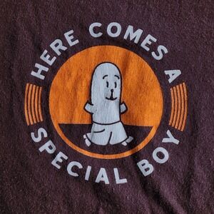 Achewood Philippe "Here Comes A Special Boy" Ringer T Shirt American Apparel S